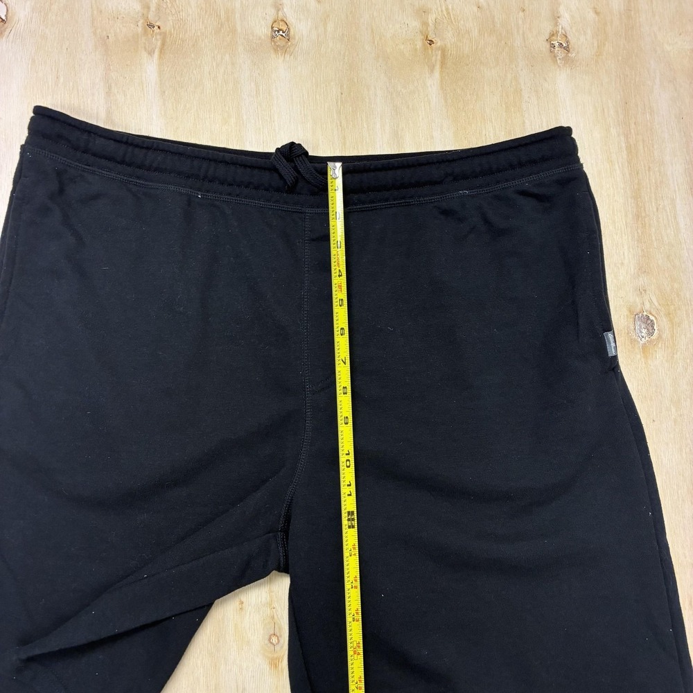 Eddie Bauer Lounge Shorts Mens XL Black Jersey Lounge Sleep Drawstring Waist - Picture 7 of 10